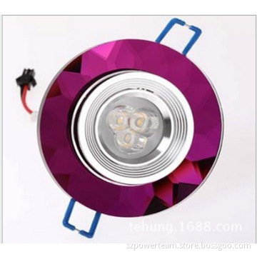 6W led down lights crystal lighting